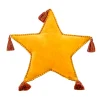 Best 16 in. HGTV Home Collection Star Shape Pillow, Yellow Pillows & Throws