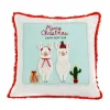 18 in. HGTV Home Collection Merry Christmas Llamas Pillow Pillows & Throws