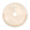 Hot 52 in. HGTV Home Collection Fringe Detail Tree Skirt, Off White Tree Skirts & Collars