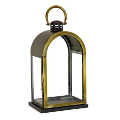 Clearance 22 in. HGTV Home Collection Antique Bronze Dome Lantern, Large Decorative Accents