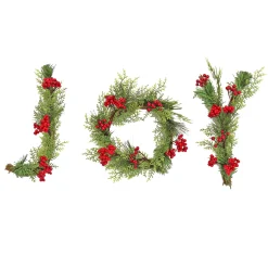 Online 5 in. HGTV Home Collection Evergreen JOY Wall Decoration Decorative Accents