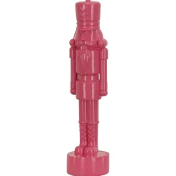 New 18 in. HGTV Home Collection Nutcracker Christmas Decor, Pink Decorative Accents