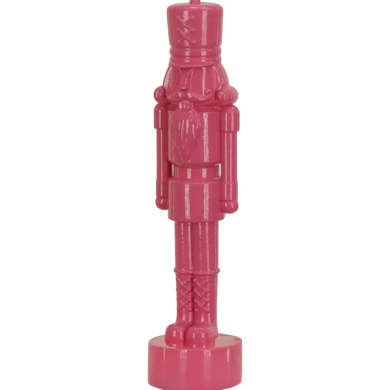 New 18 in. HGTV Home Collection Nutcracker Christmas Decor, Pink Decorative Accents