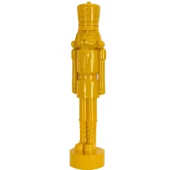 Discount 18 in. HGTV Home Collection Nutcracker Christmas Decor, Yellow Decorative Accents