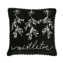 Hot 18 in. HGTV Home Collection Mistletoe Pillow Pillows & Throws