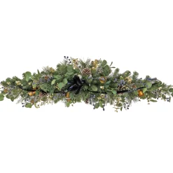Outlet 60 in. HGTV Home Collection Swiss Chic Mantle Swag Swags