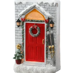 Outlet 10 in. Holiday Door Front Decorative Accents