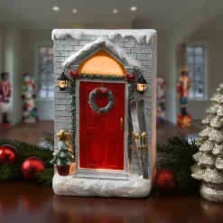 Outlet 10 in. Holiday Door Front Decorative Accents