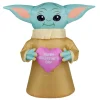 Best 18 in. Inflatable Baby Yoda Easter Decoration Inflatable Decorations