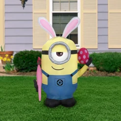 Sale 48 in. Inflatable Easter Despicable Me Minion Decoration Inflatable Decorations