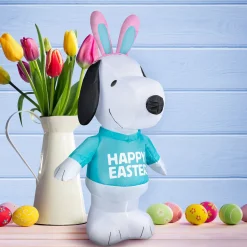 Online 19 in. Inflatable Easter Snoopy Decoration Inflatable Decorations