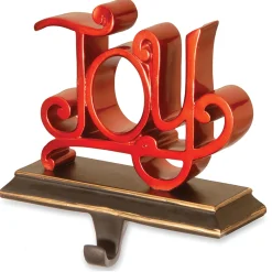 Clearance 8 in. Joy Stocking Holder Decorative Accents