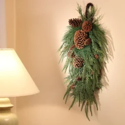 Best 32 in. Mixed Pine Christmas Teardrop Teardrops
