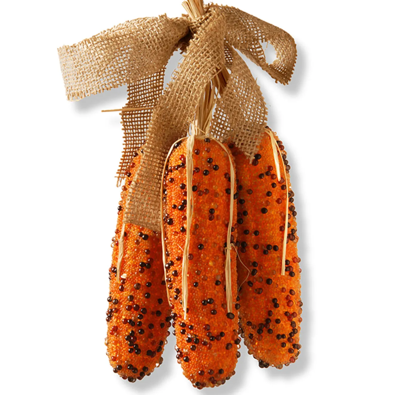 New 18 in. 2-Pack Fall Corn Cobs Wall Decoration Fall Decorations