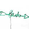New 20 in. Patrick's Day 2D Green Neon St "Luck" Sign Decoration with Lights St. Patrick's Day