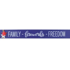 Online 7 in. Patriotic Family-Fireworks-Freedom Table Decoration Decorations
