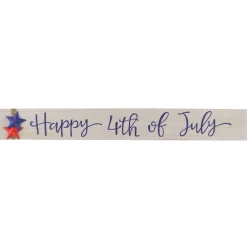 Best 19 in. Patriotic Happy 4th of July Table Decoration Decorations