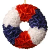 18 in. Patriotic Rose Wreath Wreaths