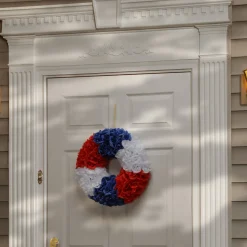18 in. Patriotic Rose Wreath Wreaths