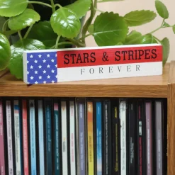 Outlet 19 in. Patriotic Stars & Stripes Forever Table Decoration Decorations