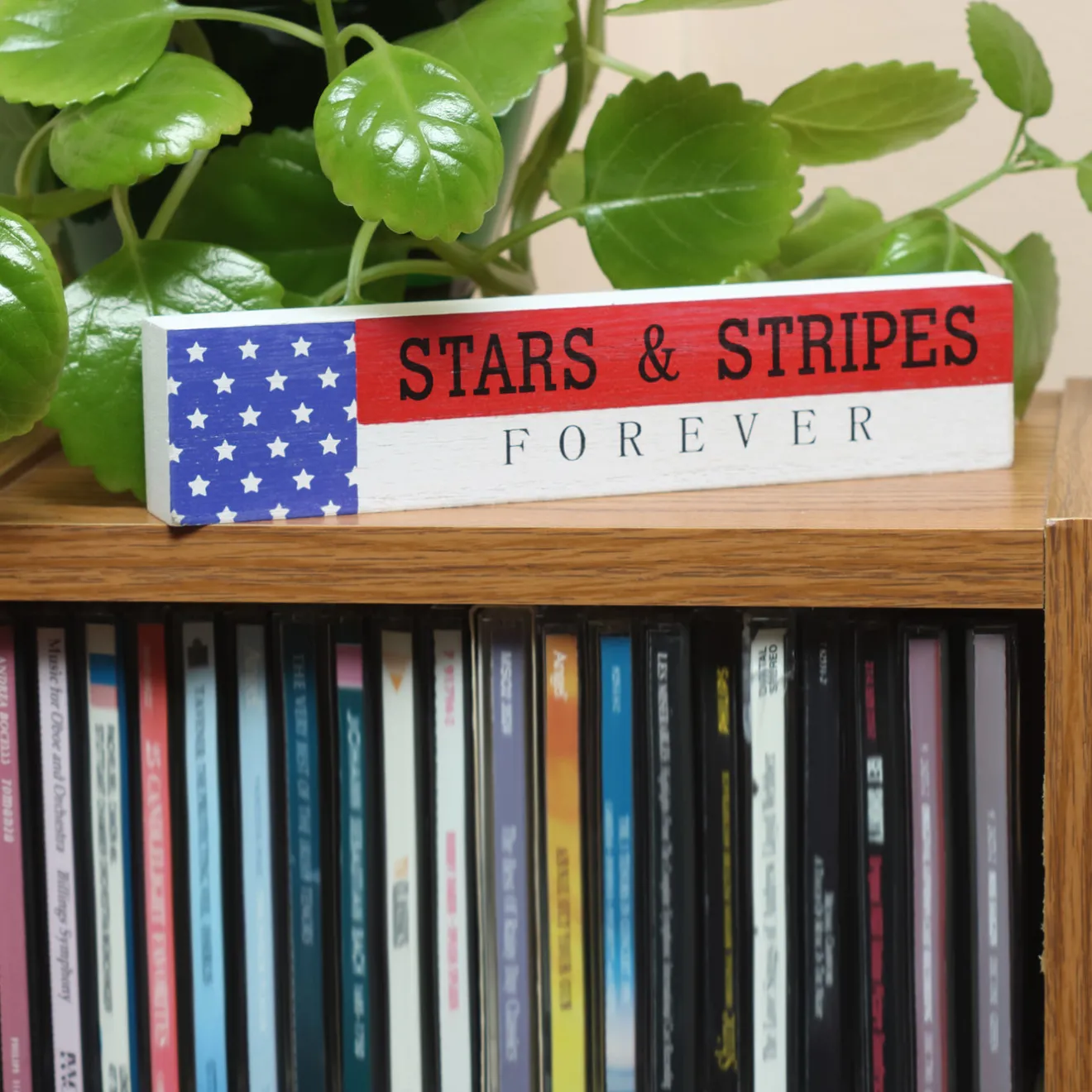 Outlet 19 in. Patriotic Stars & Stripes Forever Table Decoration Decorations
