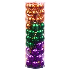 Online 20 in. 50-Piece Halloween Orange, Green and Purple Ball Ornaments Set Indoor Decorations