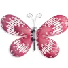 Hot 18 in. Pink Butterfly Wall Decoration Decorative Accents