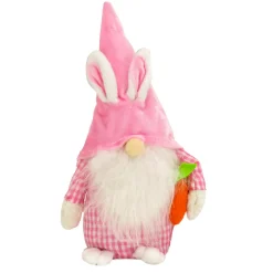 Sale 11 in. Pink Easter Bunny Gnome Table Decoration Table Decorations