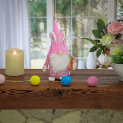 Sale 11 in. Pink Easter Bunny Gnome Table Decoration Table Decorations