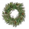 Discount 28 in. Pre-Lit HGTV Home Collection Black Tie Cedar Wreath Pre-Lit Christmas Wreaths|25-36 Inch Christmas Wreaths