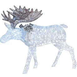 Best 50 in. Pre-lit Moose Decoration Yard Decorations