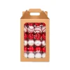 Hot 19 in. Red Xmas Ball Decor Set Tree Ornaments