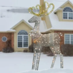 Online 60 in. Reindeer Decoration with Clear Lights Yard Decorations