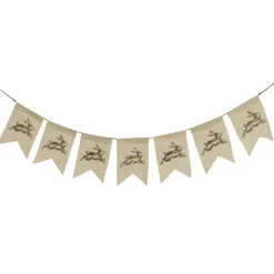 Discount 70 in. Running Easter Bunnies Hanging Banner Decoration Wall Decorations