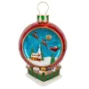 Online 34 in. Santas Sleigh Ornament with Multicolor Lights and Music Decorative Accents