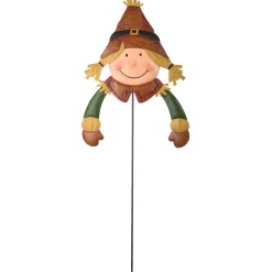 Clearance 26 in. Scarecrow Girl Garden Stake Outdoor Fall Decoration Fall Decorations