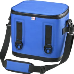 Hot 12 in. Soft Blue Cooler with Black Trim Camping Accessories