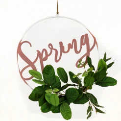 Best 23 in. Spring Metal Ring Hanging Wall Decoration Decorative Accents