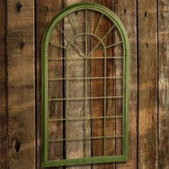 New 51 in. Spring Metal Trellis Window Frame Decorative Accents