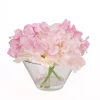 Hot 8 in. Spring Mixed Mauve Hydrangea Bouquet in Glass Vase Flower Arrangements