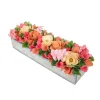 Hot 16 in. Spring Multicolor Handcrafted Floral Window Box Decor Potted Plants