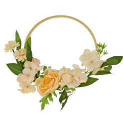 Online 12 in. Spring Table Wreath with Hydrangea and Victorian Rose Wreaths