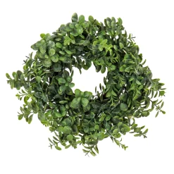 Best 16 in. Spring Table Wreath with Button Leaf Wreaths