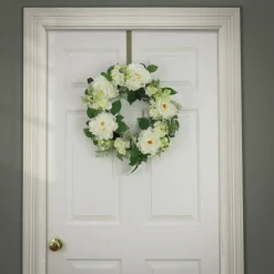 Discount 22 in. Spring Wreath with Daisy, Peony, and Buttercup Blooms Wreaths