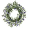 Discount 19 in. Spring Wreath with Lavender and Rosemary Wreaths