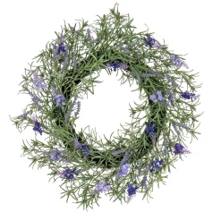 Discount 19 in. Spring Wreath with Lavender and Rosemary Wreaths