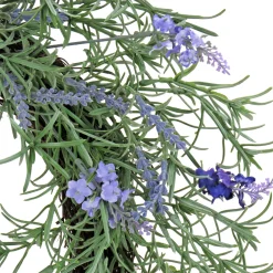 Discount 19 in. Spring Wreath with Lavender and Rosemary Wreaths