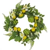 Hot 22 in. Spring Wreath with Lemons, Artichokes, Daisy Blooms, Leafy Greens Wreaths