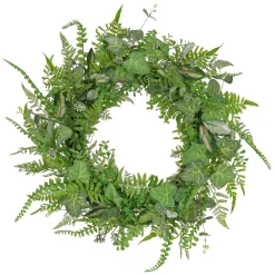 26 in. Spring Wreath with Mixed Leaves and Greenery? Wreaths