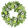 Online 24 in. Spring Wreath with Rose and Anemone Blooms Wreaths
